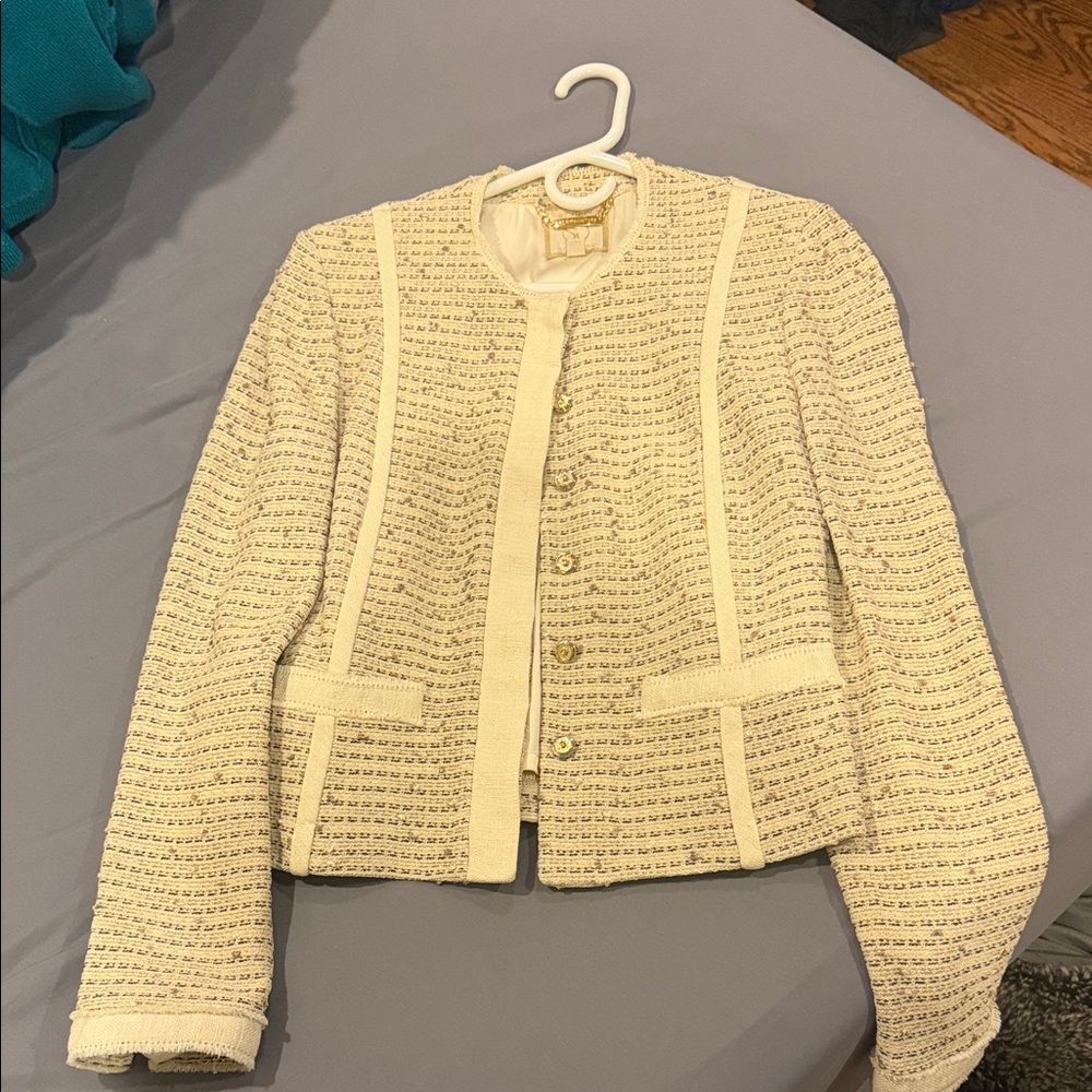 St John Couture Cream Women's Jacket